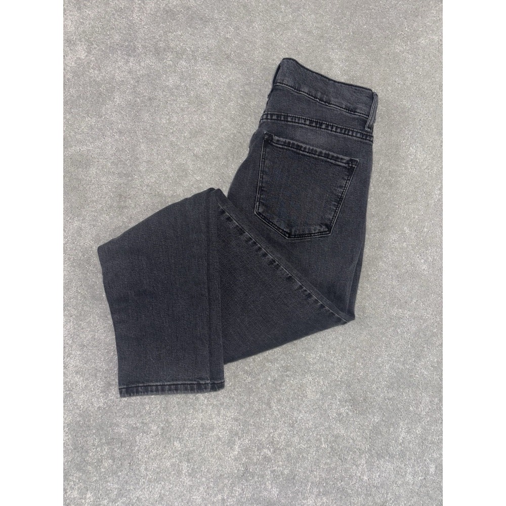 mott bow mom jeans gray Black wash 26x28